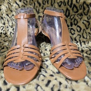 Talbots Tan Strappy Sandals